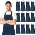 Adjustable Bib Apron 100% Polyester Kitchen Aprons Waterdrop Resistant Aprons by Avalon+Kitchen