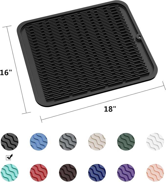 ZLR Large Silicone Dish Drying Mat - Image 6