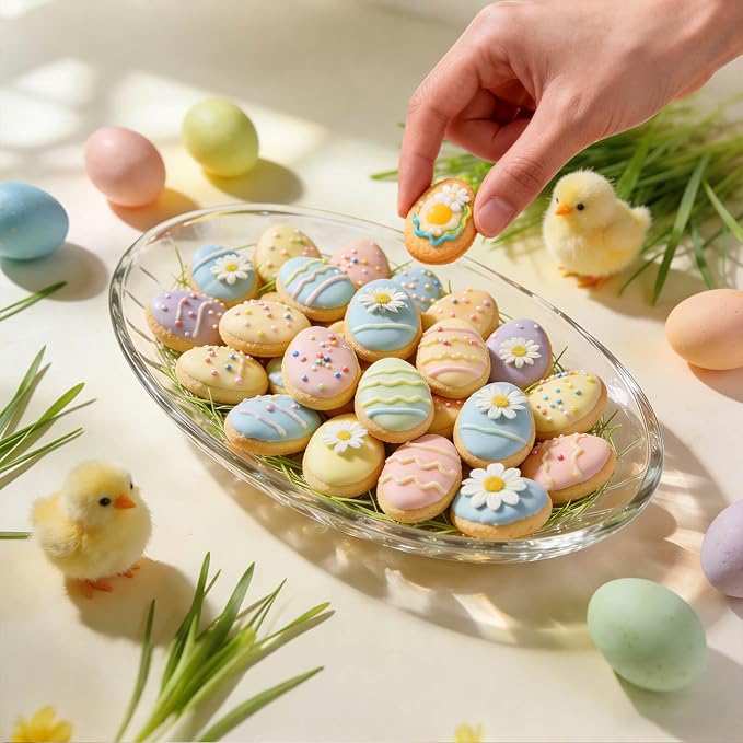 AIERSA Mini Egg Cookie Cutter, Round Small Easter Cookie Cutters, 1.2 Inch Tiny - Image 5