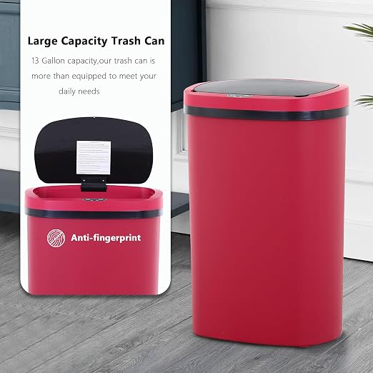 13 Gallon/50 L Kitchen Trash Can - Image 3