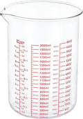 High Borosilicate Glass Measuring Cup-V-Shaped Spout，Glass Measuring Beaker by AckersBORO33