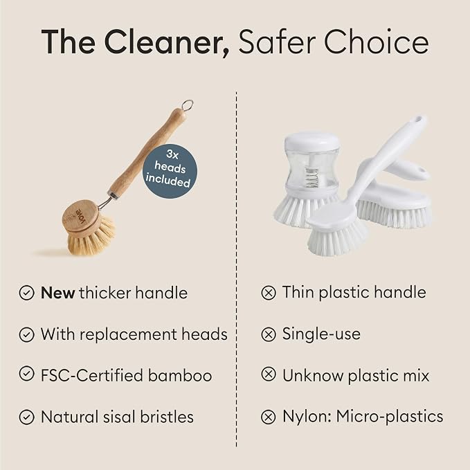 Vove Bamboo Dish Brush, FSC-Certified - Image 5