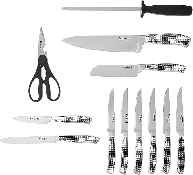 Cuisinart C77SS-13P 13-pc. Graphix Collection Block Set, Stainless Steel - Image 4