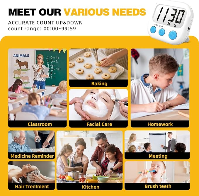 Classroom Timers for Teachers Kids Large Magnetic Digital Timer Teacher - Image 2