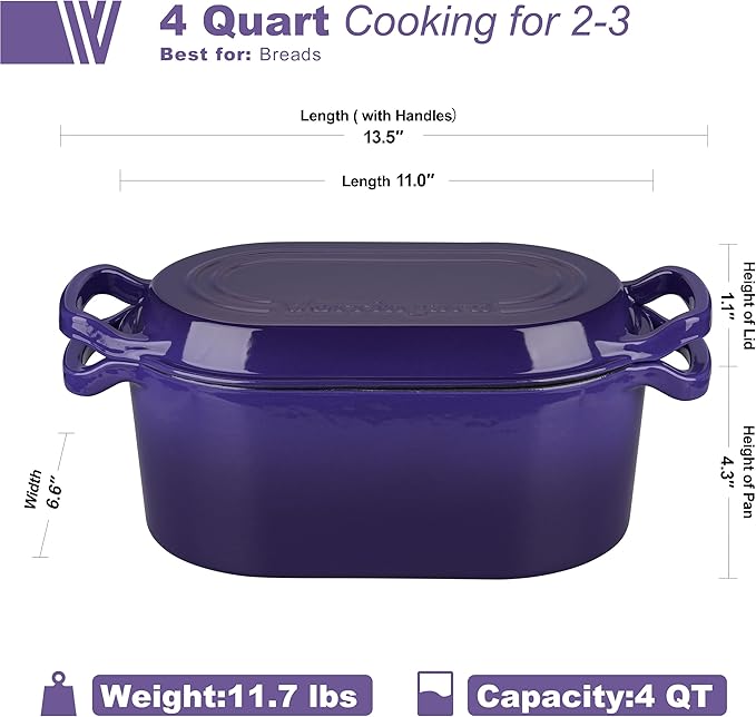 VORRINGARD Oval Dutch Oven Pot - Image 2