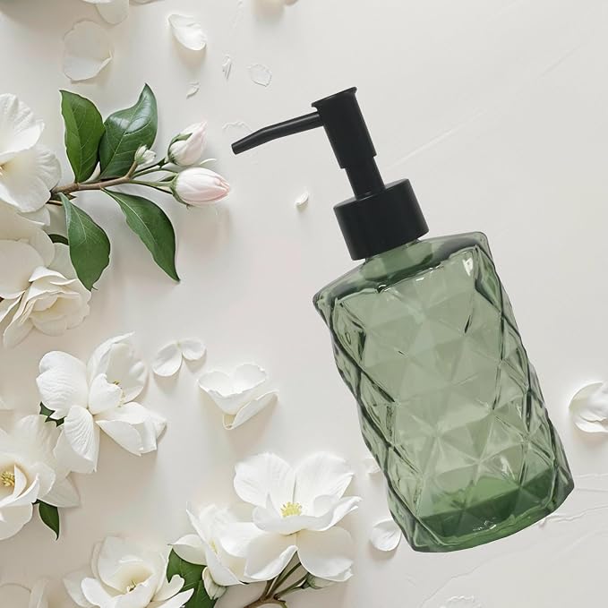 12Oz Small Glass Soap Dispenser - Image 3