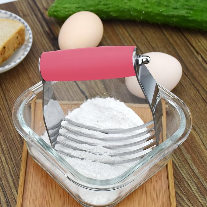 Dough Blender Heavy Duty Pastry Cutter Stainless Steel Butter Cutter - Image 5