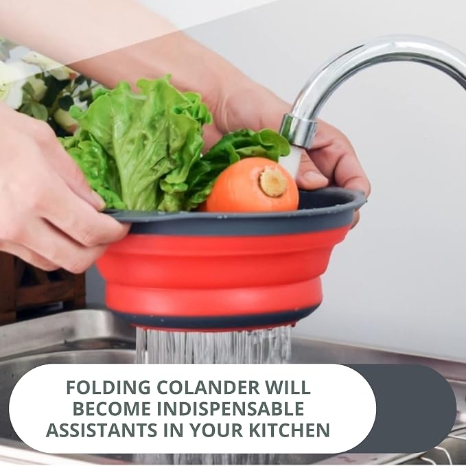 Round Collapsible Colander - Image 6