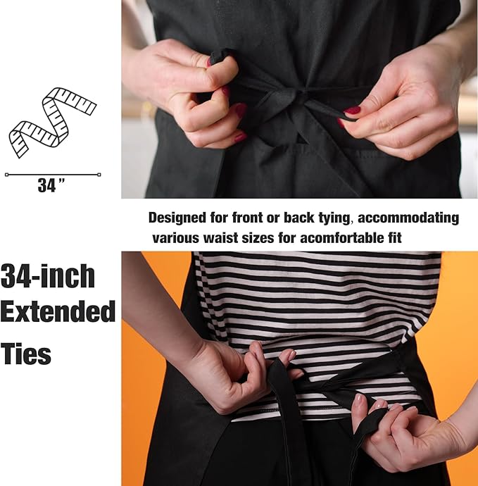 NOBONDO 12 Pack Bib Apron - Image 4