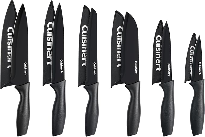 Cuisinart Knife Set, Lightweight, Stainless Steel, Durable & Dishwasher Safe by Cuisinart