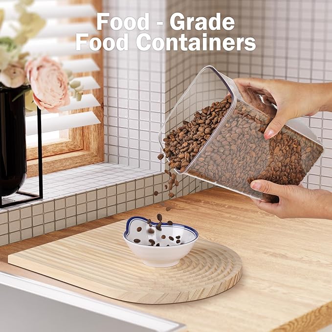Melovom 8 Pcs Pop Food Storage Containers Airtight Food Storage Containers Set - Image 8