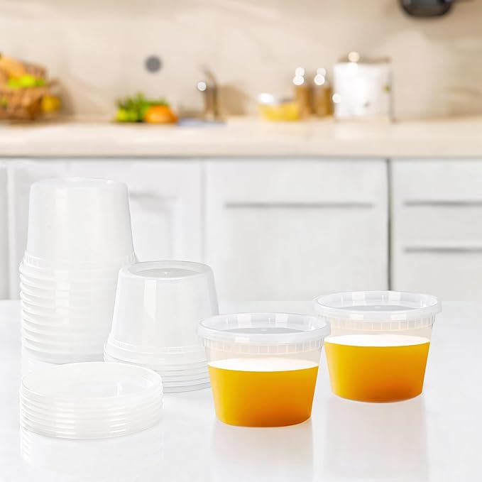 TashiBox 50 Sets 16 Oz Plastic Deli Containers - Image 4