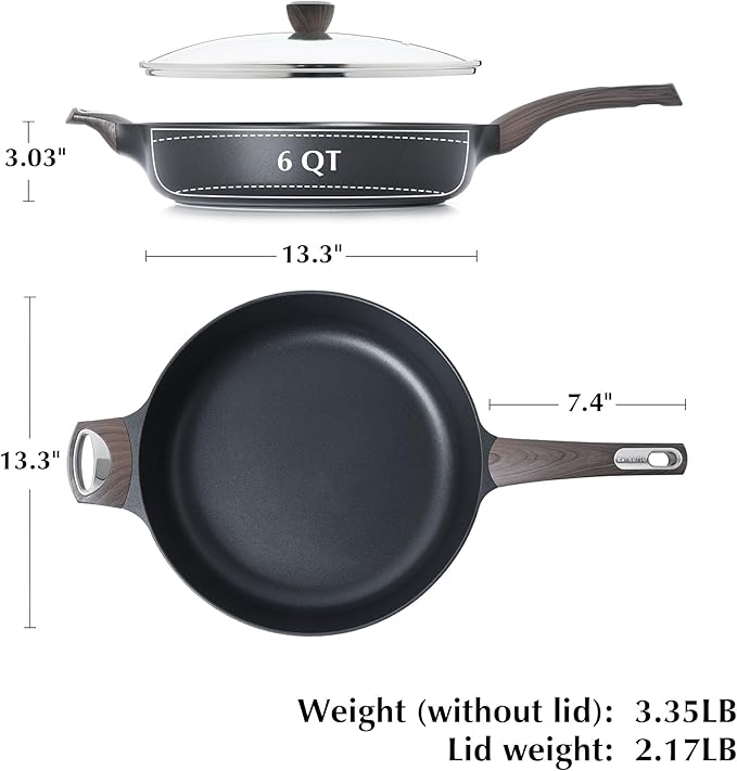 SENSARTE Nonstick Frying Pan Skillet - Image 6