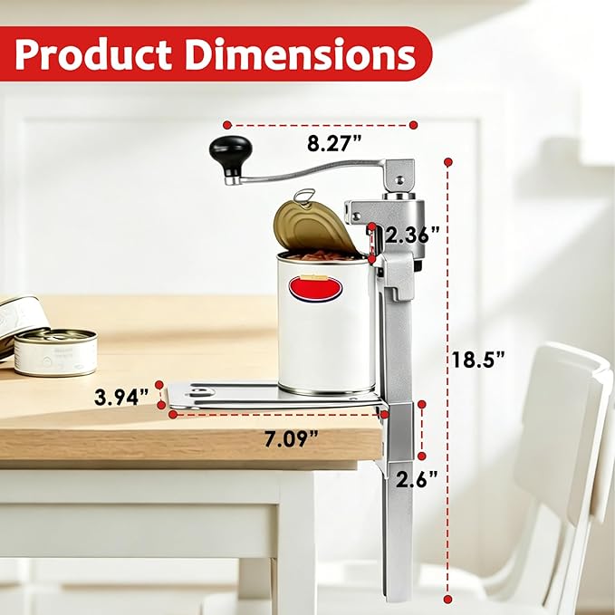Commercial Manual Can Opener Heavy Duty - Image 2