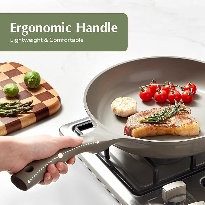 Redchef Non Stick Frying Pans, Ceramic Pan, Non-toxic Healty Skillet Omelet Pan - Image 5