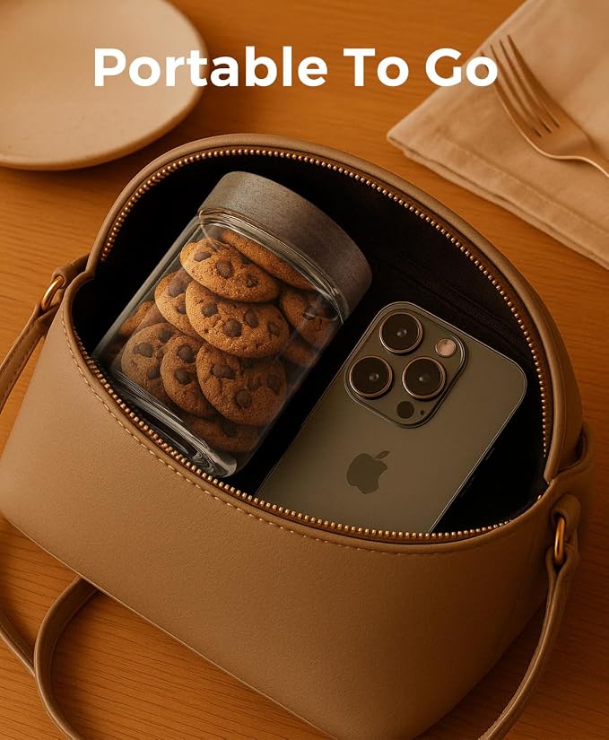 16oz 6 Pack Overnight Oats Containers - Image 7