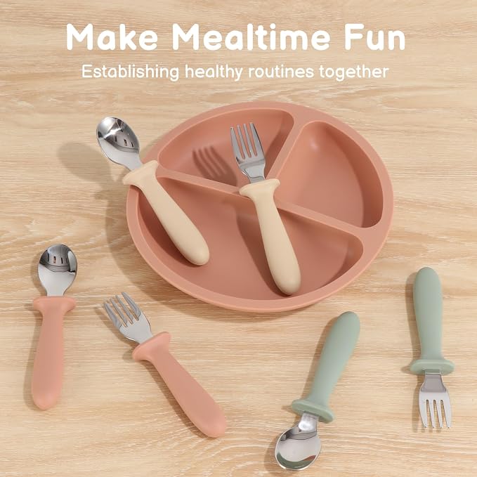 Eascrozn 6 Pack Toddler Utensils, kids Silverware - Image 6