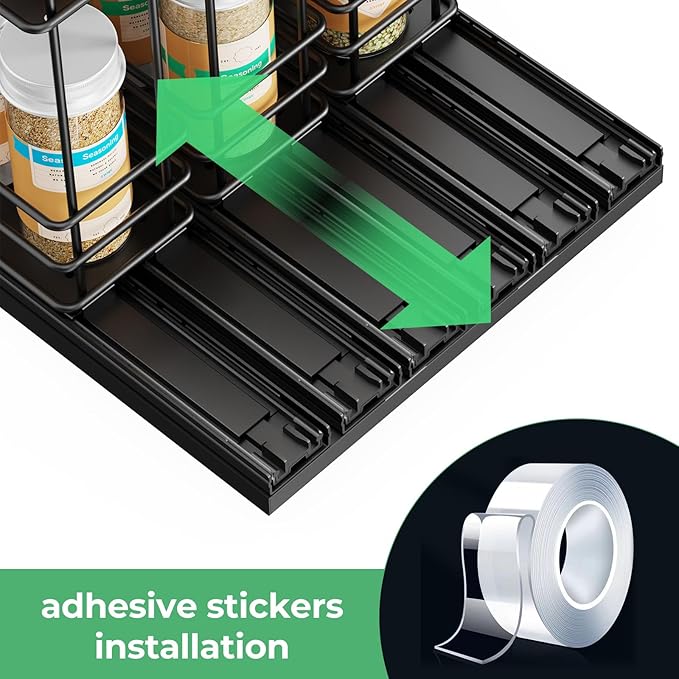Mystozer Pull Out Spice Rack Organizer - Image 5