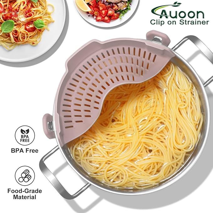 Large AUOON Clip on Strainer for All Pots and Pans - Image 2