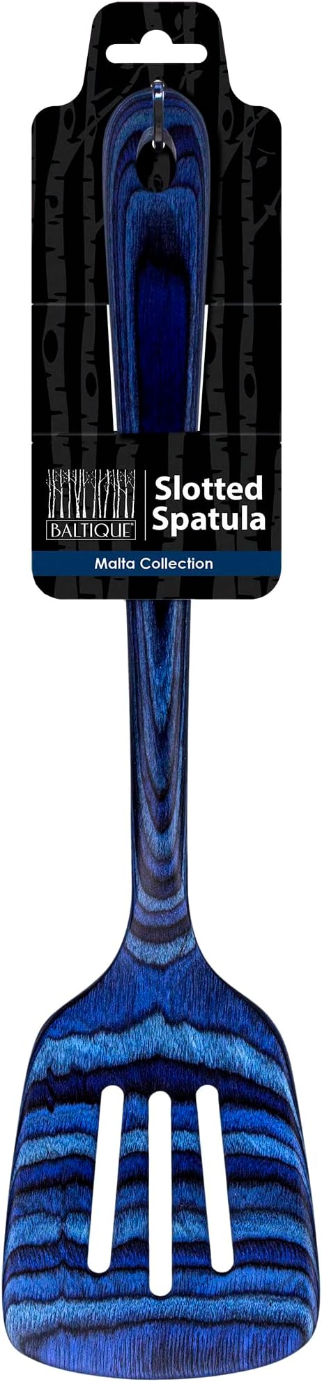 Totally Bamboo Baltique Malta Collection 12-1/2" Wooden Slotted Spatula - Image 5