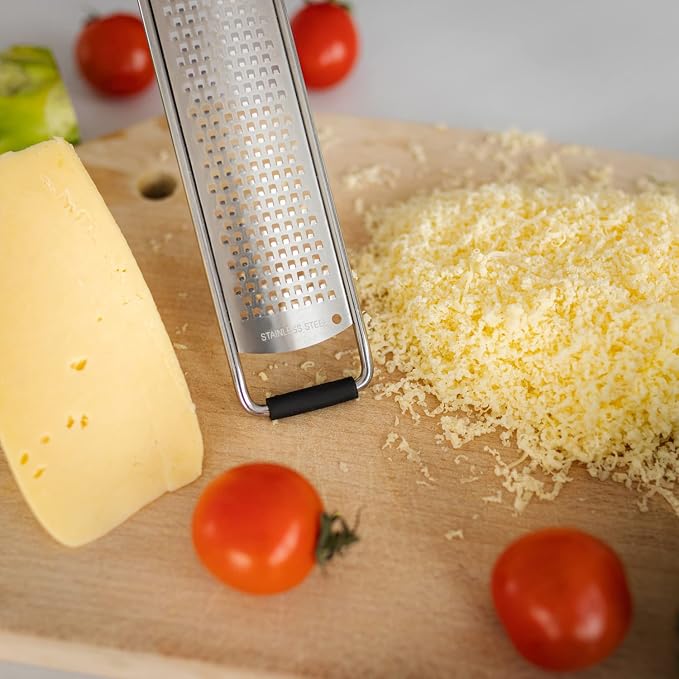 Deiss PRO Lemon Zester & Heavy Duty Cheese Grater & Vegetable Grater — Parmesan - Image 6