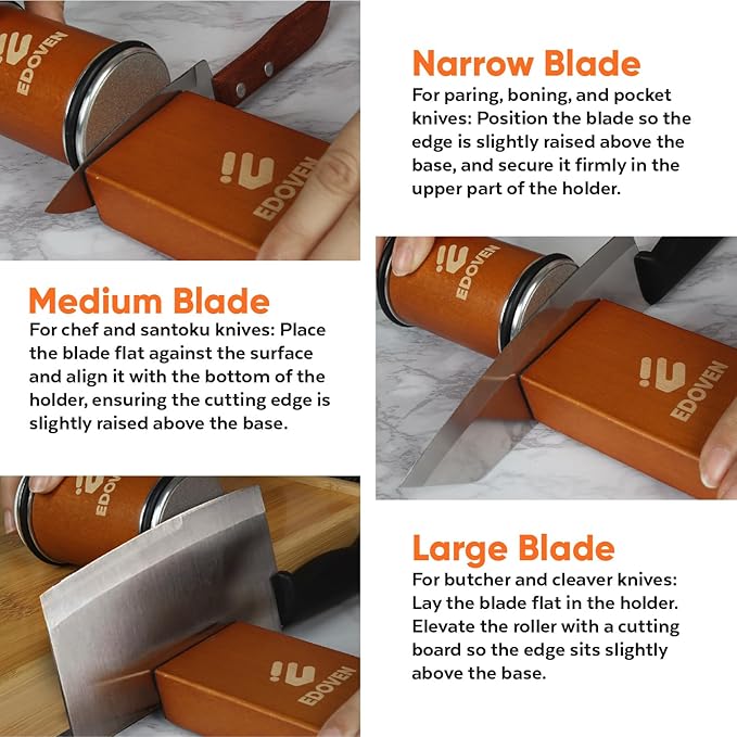 Knife Sharpener Tool – Rolling Knife Sharpener Kit - Image 4