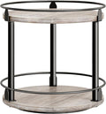 YATINEY Lazy Susan Organizer, Rotating Spice Rack, 2 Tier Spice Turntable by Yatiney