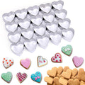 AIERSA Mini Heart Cookie Cutter, 20 Cavity 1.3 Inch Small Tiny Heart Shaped by AIERSA