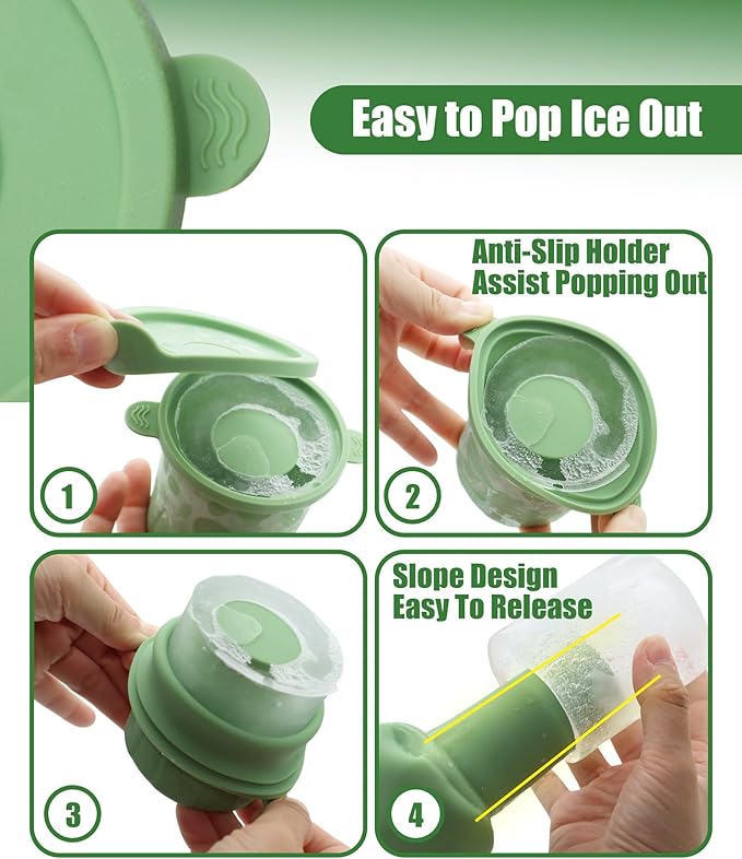 Ice Molds for Owala 24-40oz, Food-Grade Soft Silicone, No White Residue - Image 4