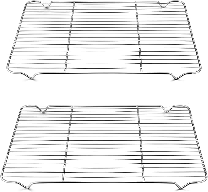 TeamFar Cooling Rack, 16.6” x 11.45” Stainless Steel Wire Baking Rack by TeamFar