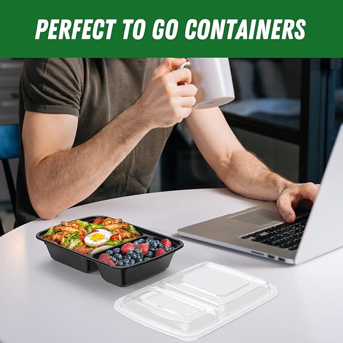 Dealusy 50 Pack 28 oz Meal Prep Containers Reusable - Image 7