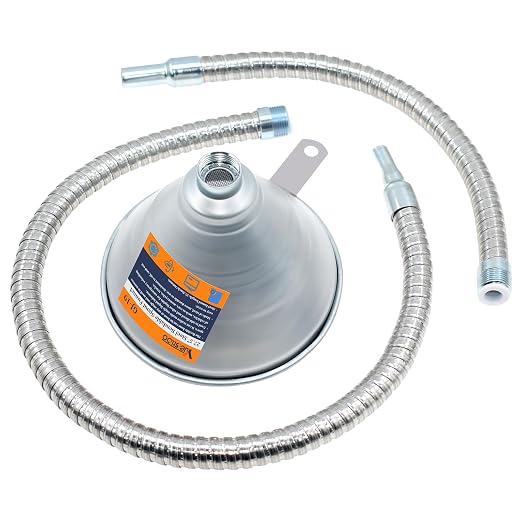 3Pcs 14.84" & 27.56" Steel Bendable Spout Funnel - Image 2