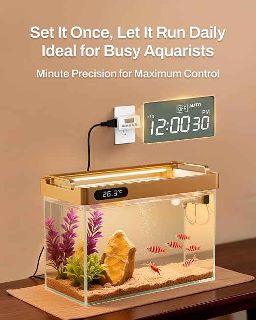 BN-LINK Indoor Digital Timer Outlet, 24 Hour Light Timer Easy Programmable - Image 5