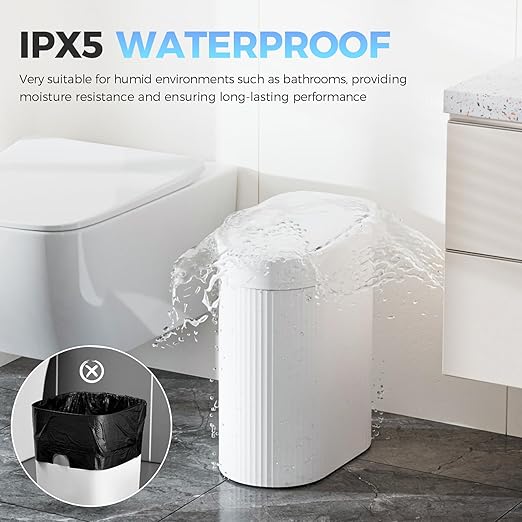 jinligogo 5 Gallon Bathroom Trash Can - Image 3