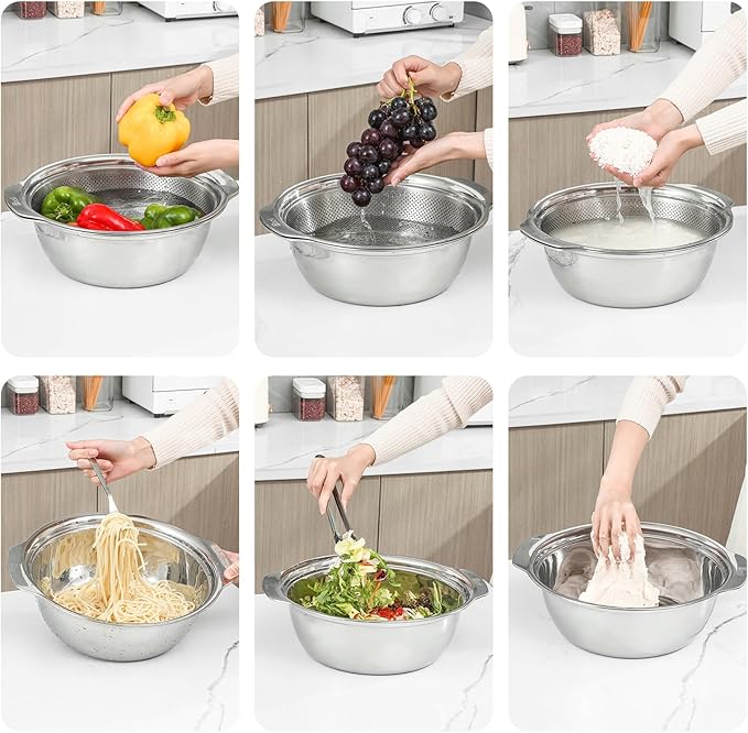 304 Stainless Steel Microporous Colander - Image 3