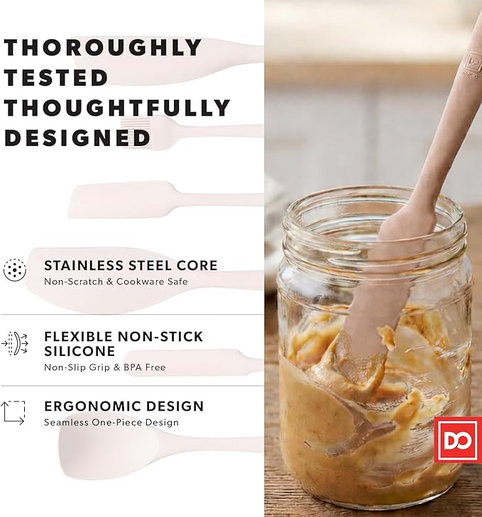 DI ORO 6-Piece Silicone Spatula Set - Image 6
