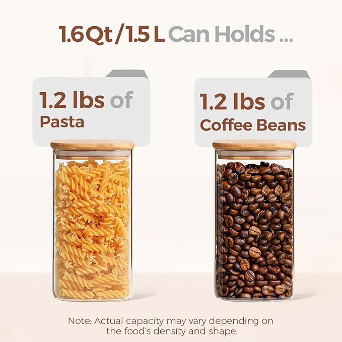 ComSaf Airtight Glass Storage Canister - Image 3