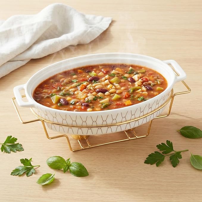12" x 8" Ceramic Oval Casserole Dish - Image 7