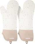 Extra Long Silicone Oven Mitts by FORATER