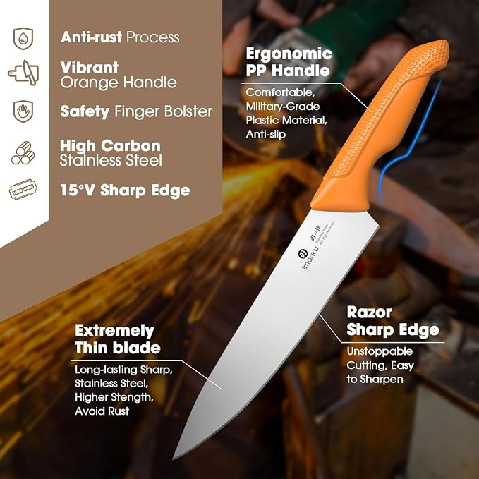 imarku® Knife Set, Sharp Block Knife Set - Image 3
