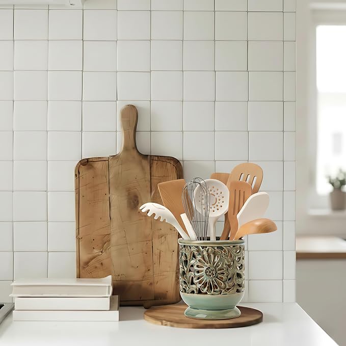 Farmhouse Kitchen Utensil Holder - Image 8