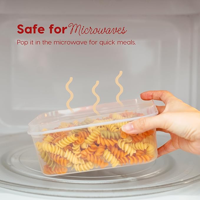 IRIS USA 44 PC Plastic Food Storage Containers - Image 3