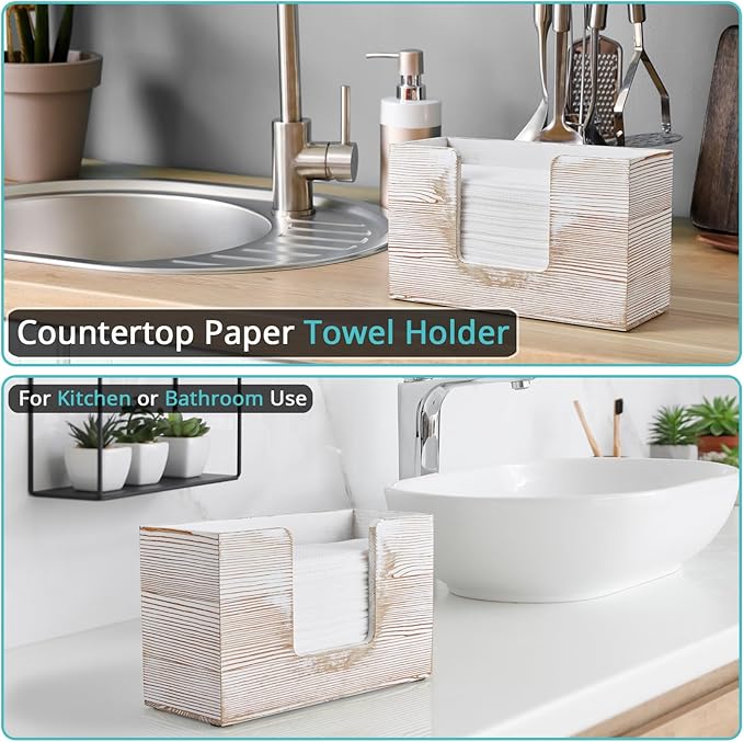Paper Towel Dispenser Countertop, Napkin Holder - Image 3