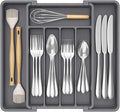 Lifewit Silverware Drawer Organizer, Expandable Utensil Tray by Lifewit