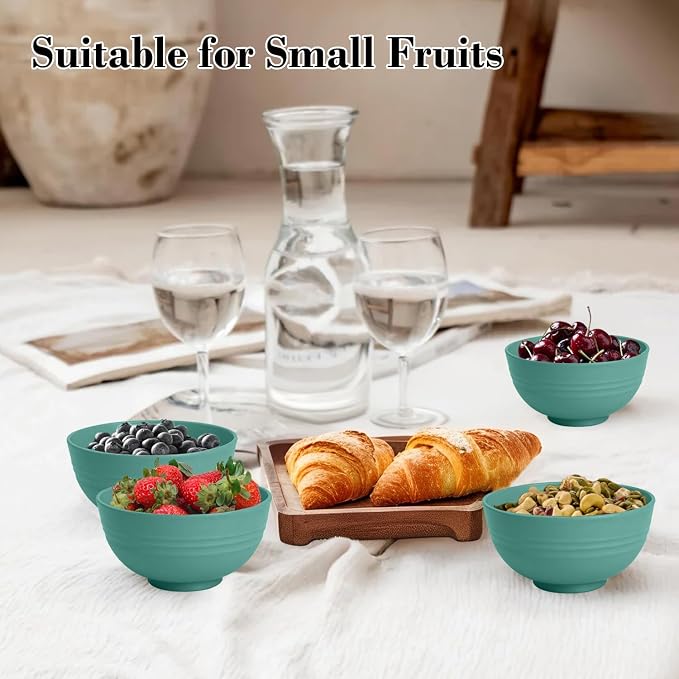 Wrova wheat straw snack bowls 10oz set of 8 - Image 6