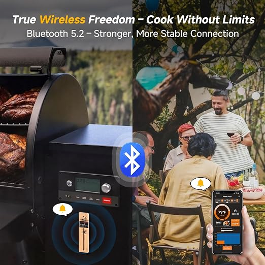 Wireless Meat Thermometer Digital, Long-Range Bluetooth Cooking Thermometer - Image 4