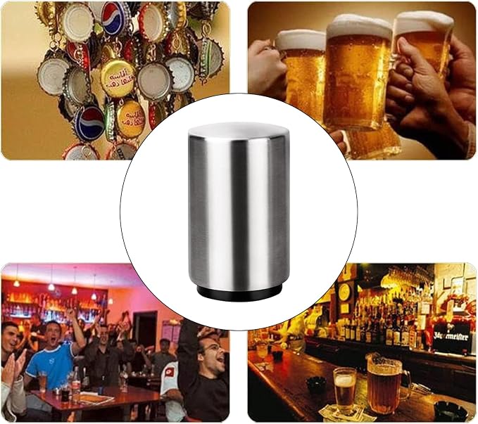 Father's Day Gift for Dad, YUDANSI Push Down Bottle Opener, Automatic Beer - Image 8