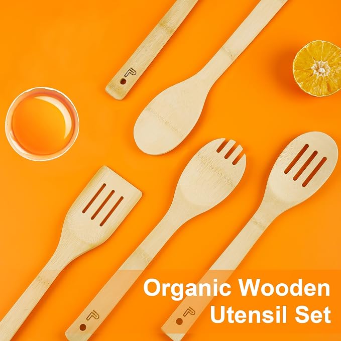5 Piece Wooden Spoons - Image 6