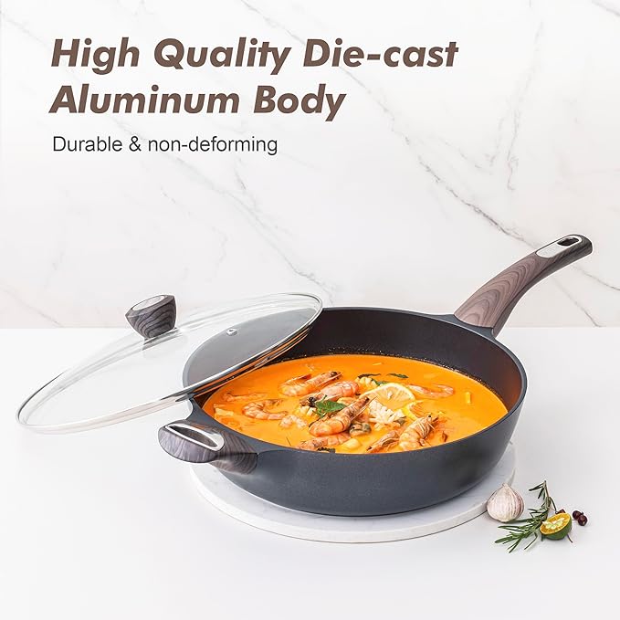 SENSARTE Pots and Pans Set Nonstick, Non-toxic Healthy Non Stick Kitchen - Image 6