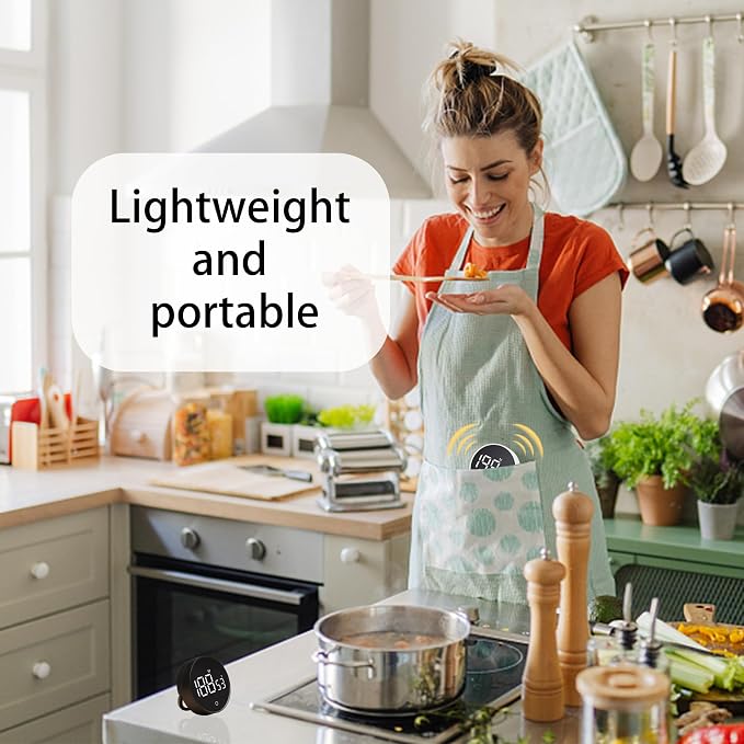 Digital Kitchen Timers, Magnetic Rotary Timer - Image 3